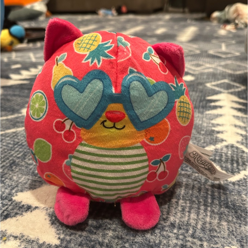 MISFITTENS FRUIT PRINTED KITTY PLUSH